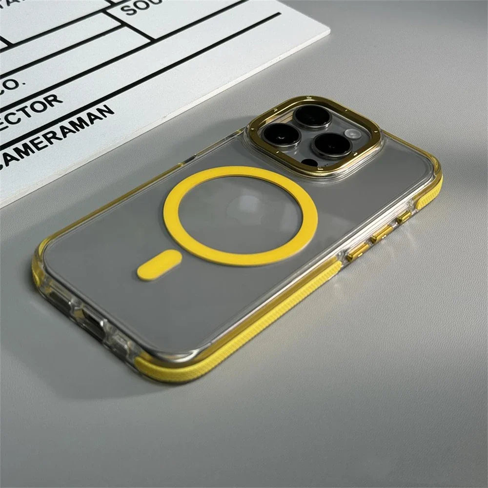 Hybrid Armor Transparent Case For iPhone