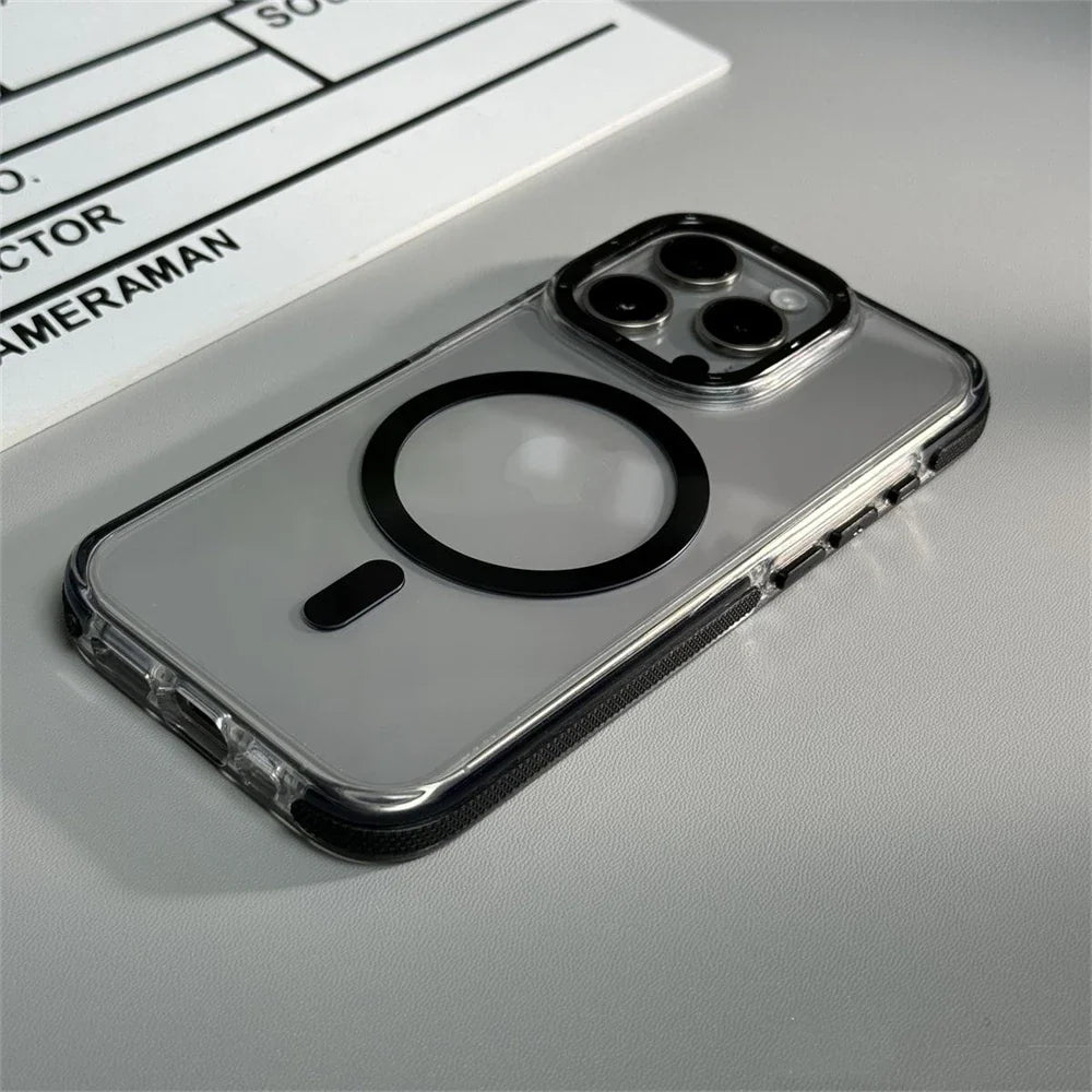 Hybrid Armor Transparent Case For iPhone