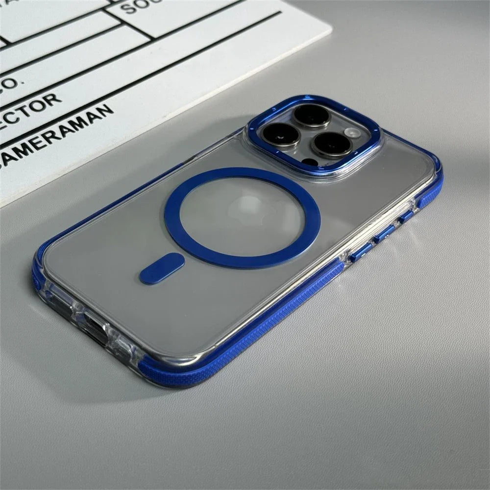 Hybrid Armor Transparent Case For iPhone