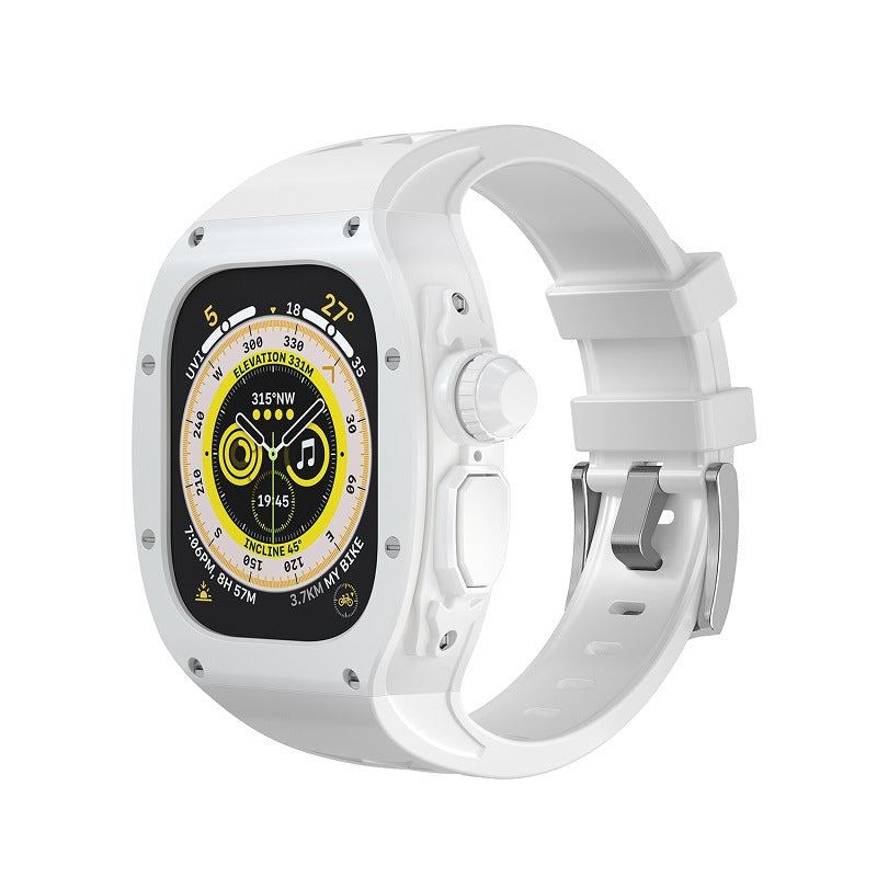 Transparent Integrated Silicone Band Case For Apple Watch Ultra