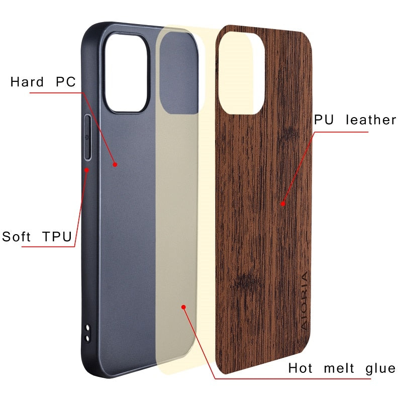 Funda para Google Pixel con textura de corteza de madera suave 