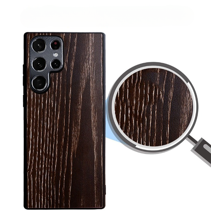 Holzmaserung Samsung Hülle 