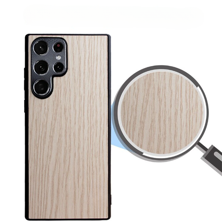 Funda Samsung con veta de madera 