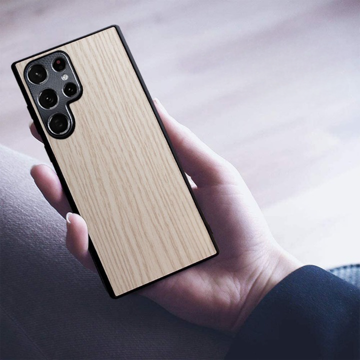 Holzmaserung Samsung Hülle 