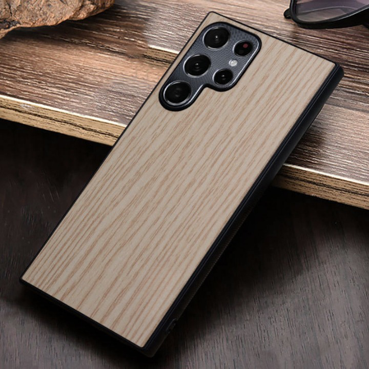 Funda Samsung con veta de madera 