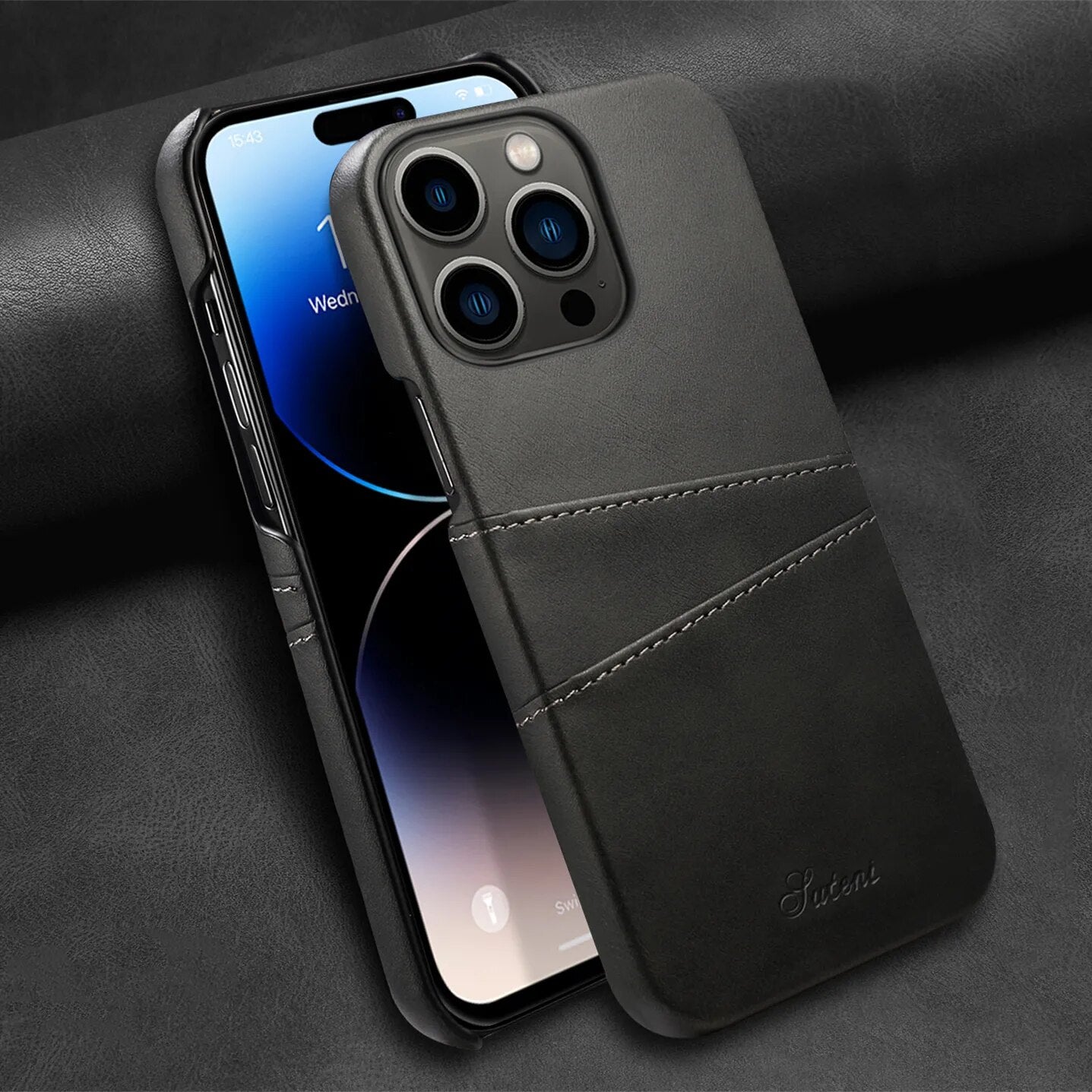 iPhone Case with Dual Card Slots