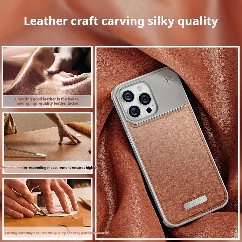 Aromatherapy Metal Leather Cover